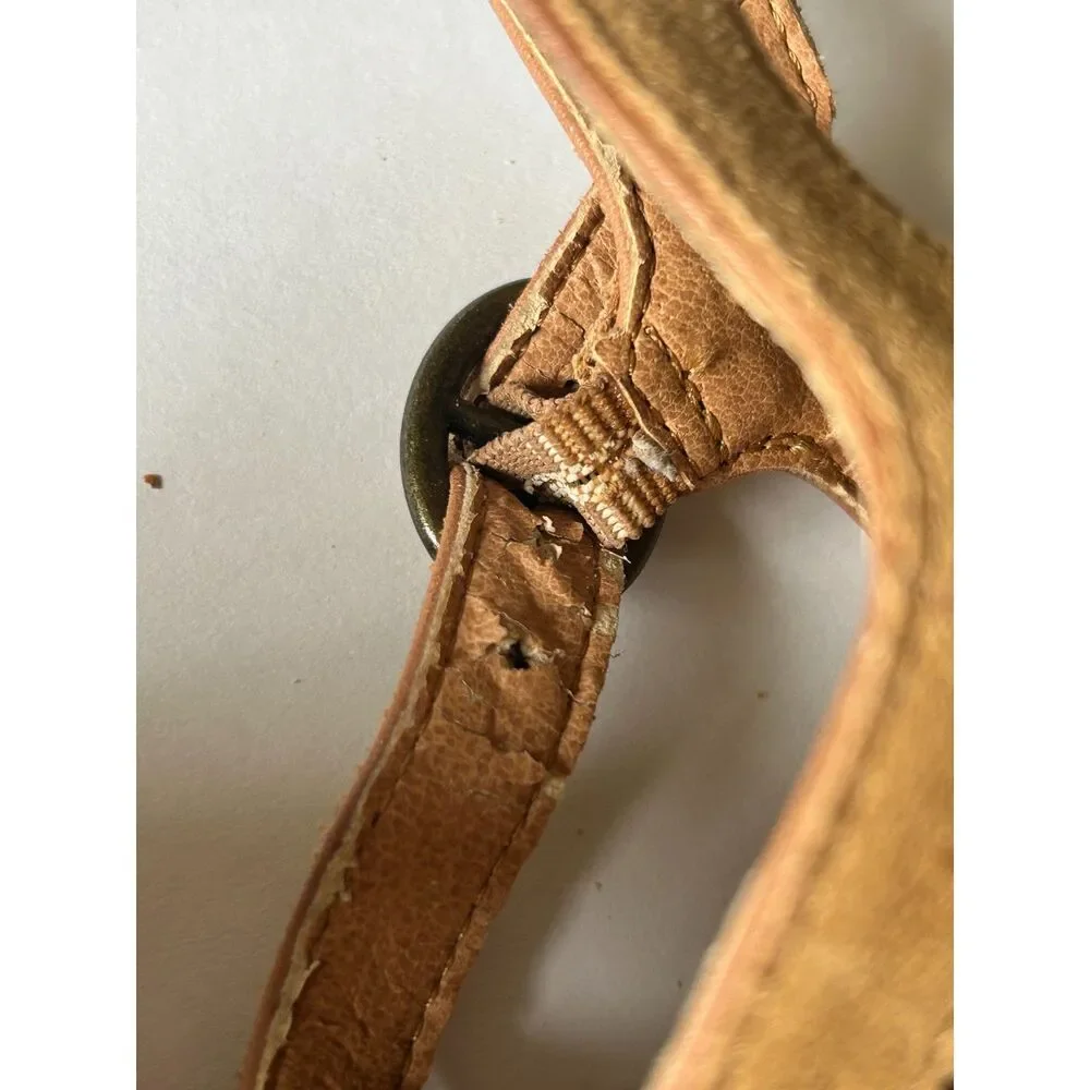 Zodiac USA ‘Tanya’ Tan Suede Platform Chunky Heels Sandals - Size 8